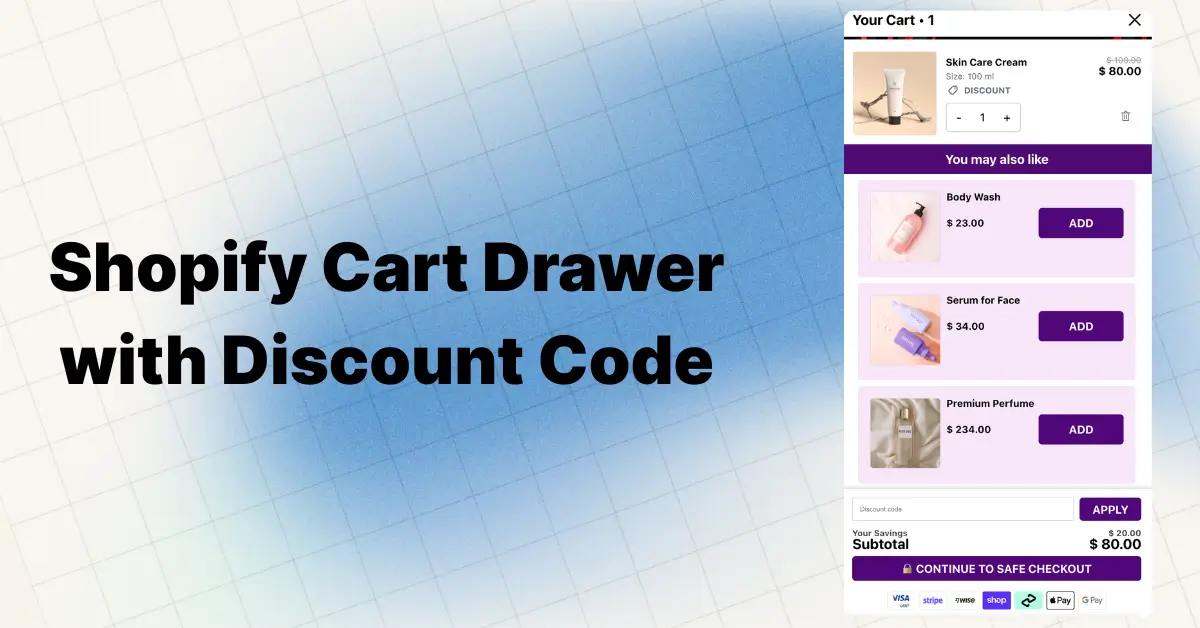 Shopify Cart Drawer with Discount Code: 2026 Guide
