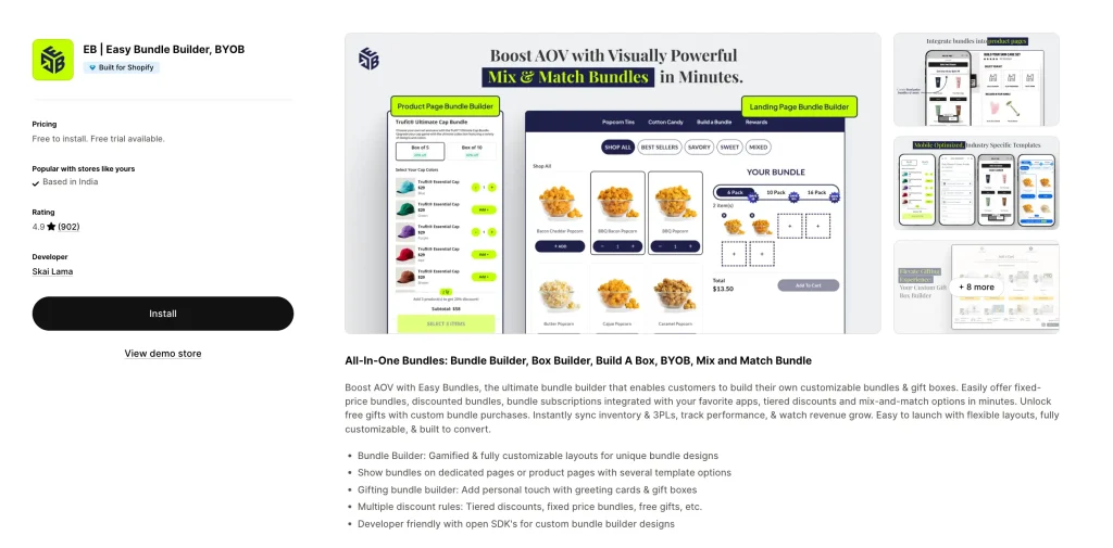 26 Best Shopify Apps in 2026 (Tested to Increase Sales) 11 Easy Bundle BuilderBYOB