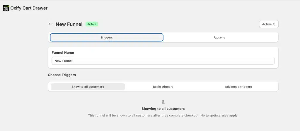 Post Purchase Upsell Funnel