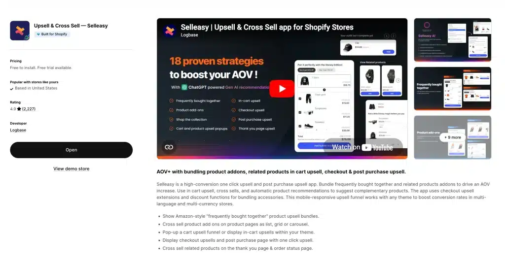 Upsell Cross Sell — Selleasy