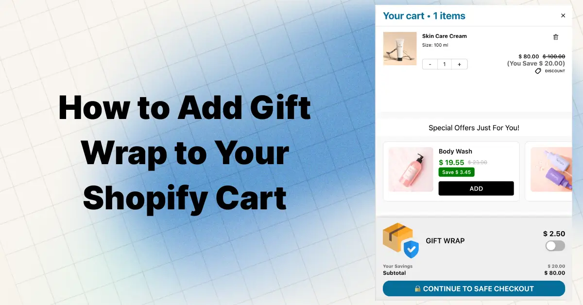 How to Add Gift Wrap to Your Shopify Cart (3 Methods That Actually Work)