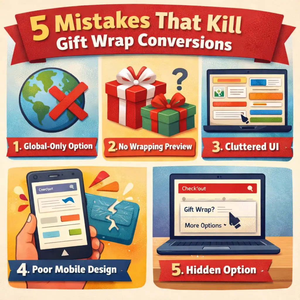 mistake that kill conversion gift wrapping