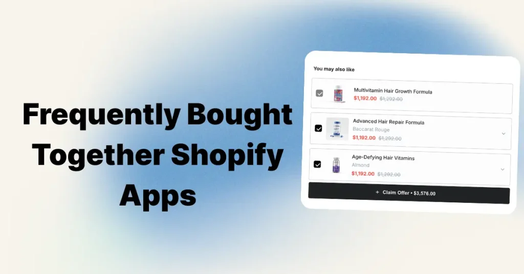 Frequently Bought Together Shopify Apps