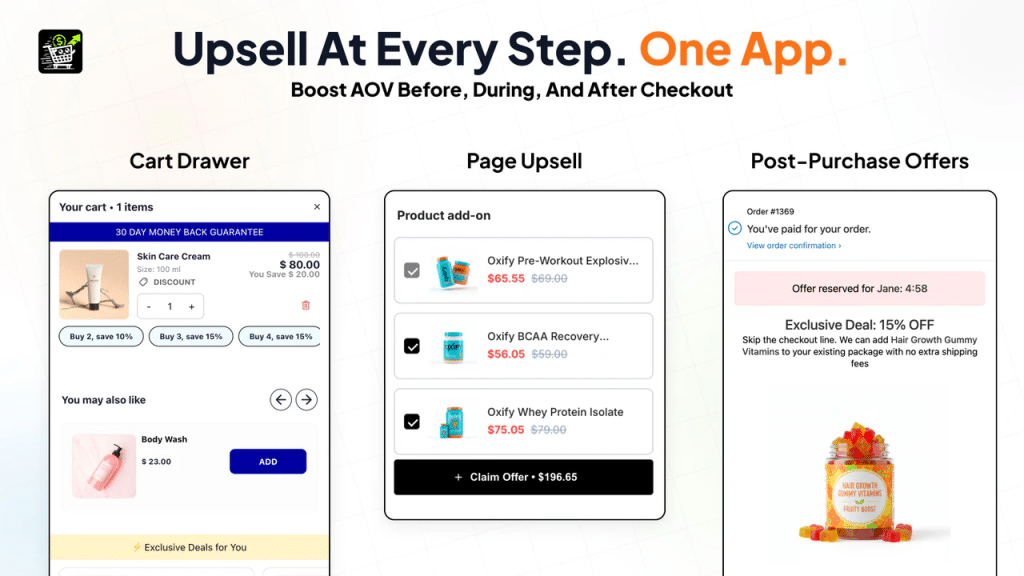 Best Shopify Post Purchase Upsell Apps in 2026 3 image