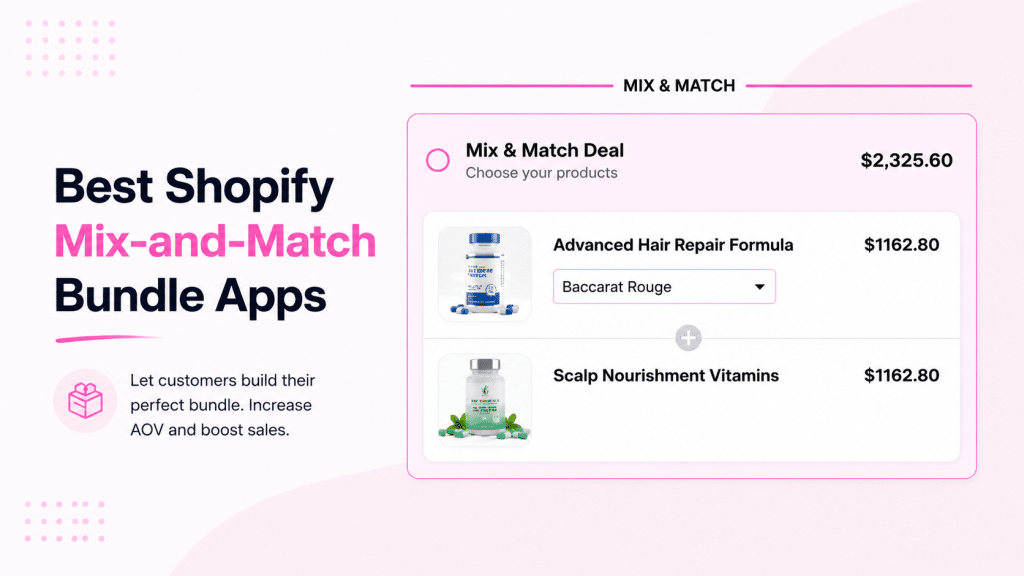 Best Shopify Mix and Match Bundle Apps (2026) 1 Best Shopify mix and match bundle