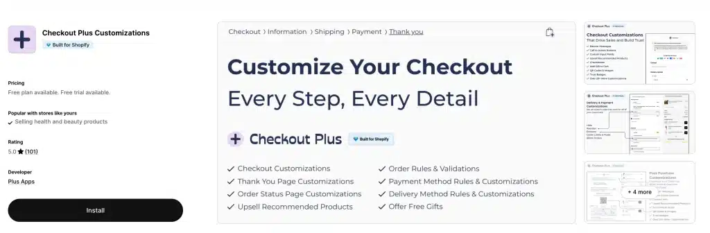 16 Best Shopify Thank You Page Apps in 2026 17 Checkout Plus Customizations