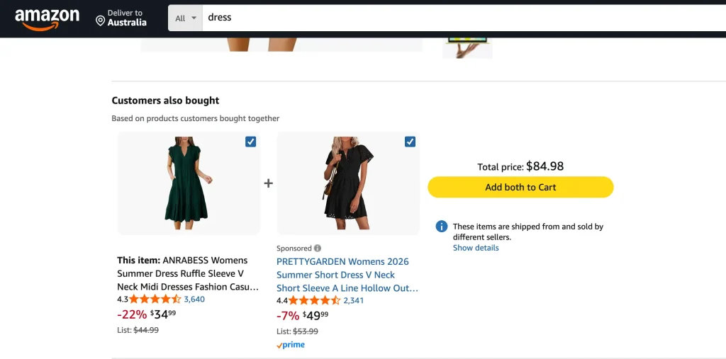 FBT vs Cross-Sell vs Related Products: What's the Difference? (2026) 3 FBT — Amazon