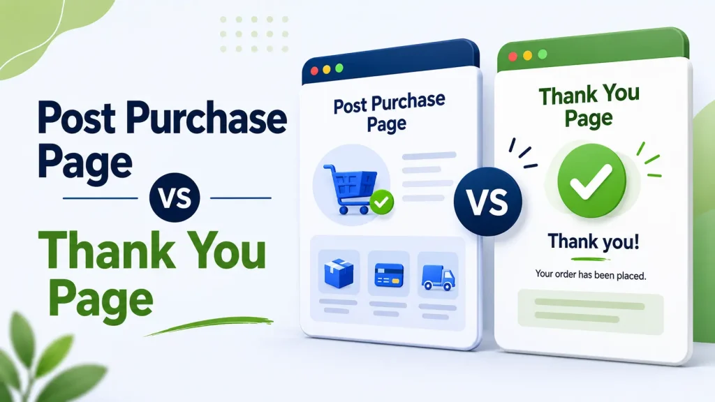Post Purchase Page vs Thank You Page in Shopify