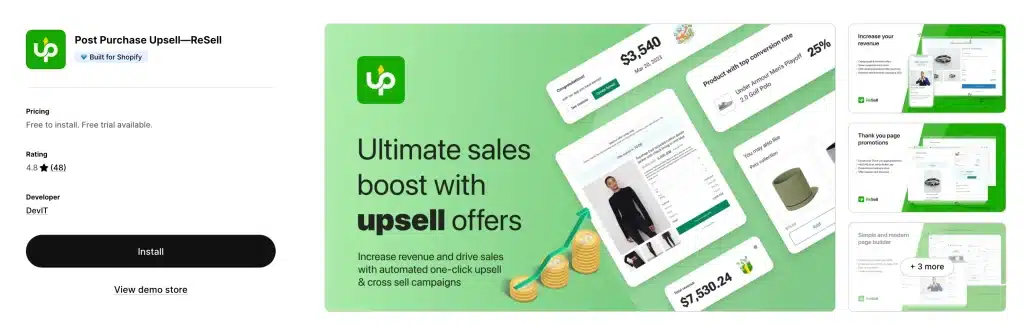 16 Best Shopify Thank You Page Apps in 2026 13 Post Purchase Upsell—ReSell