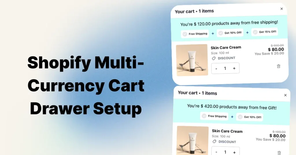 Shopify Multi Currency Cart Drawer Setup