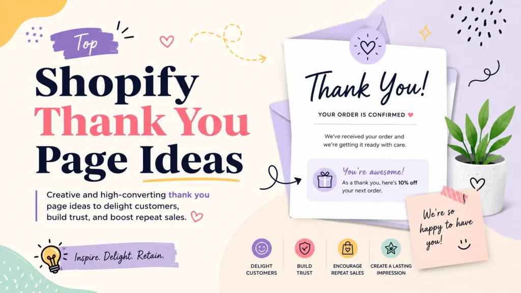 Shopify Thank You Page Ideas: 20 Ways to Lift Repeat Sales