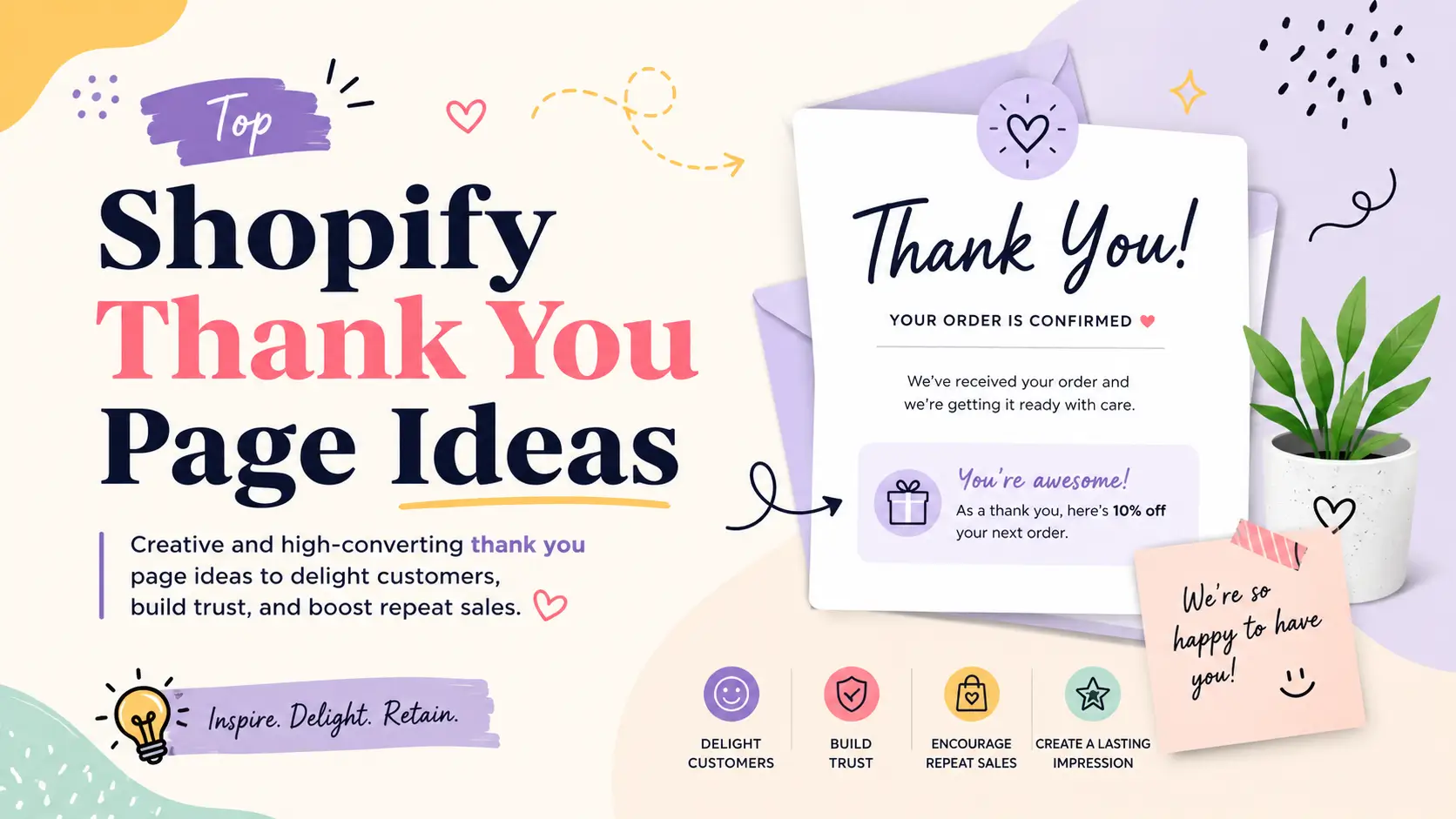 Shopify Thank You Page Ideas: 20 Ways to Lift Repeat Sales