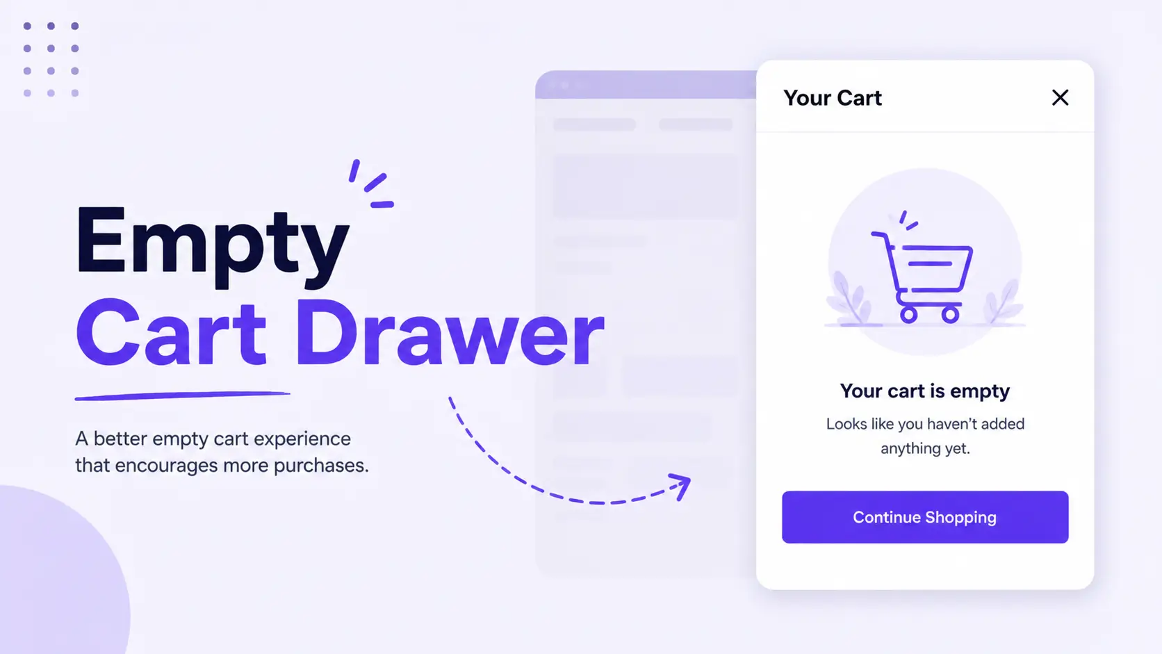 Empty Cart Drawer
