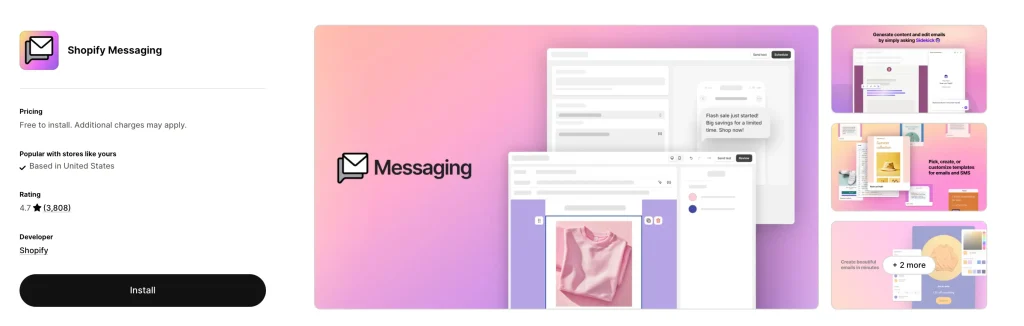 Shopify Messaging