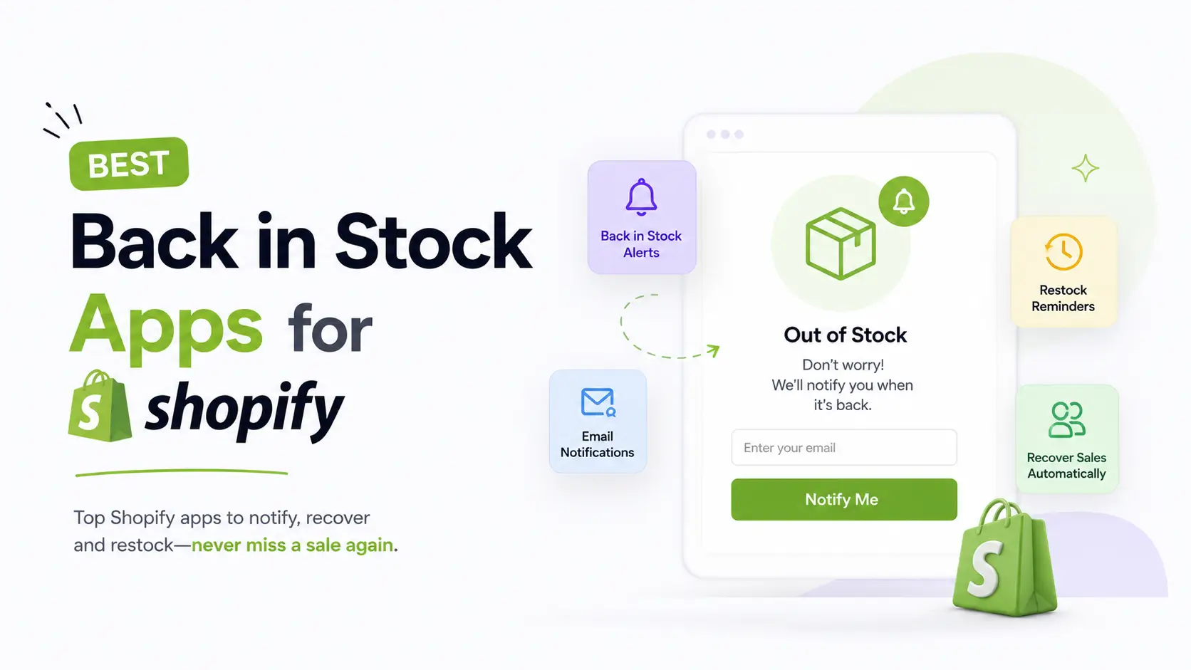 Best Back in Stock Apps for Shopify