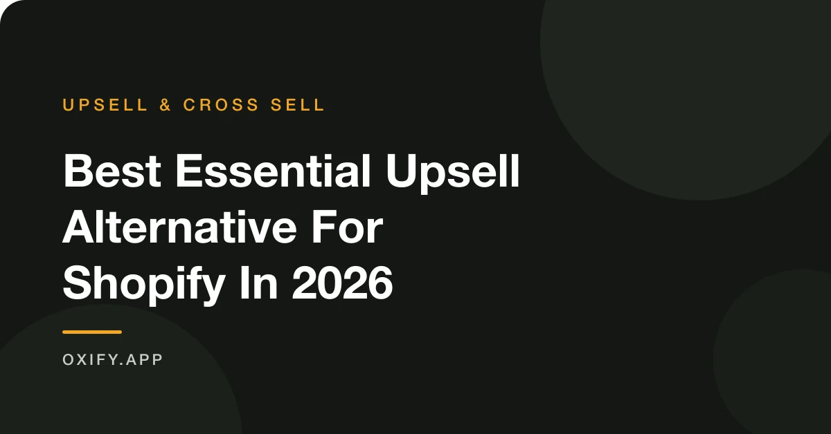 essential upsell alternative